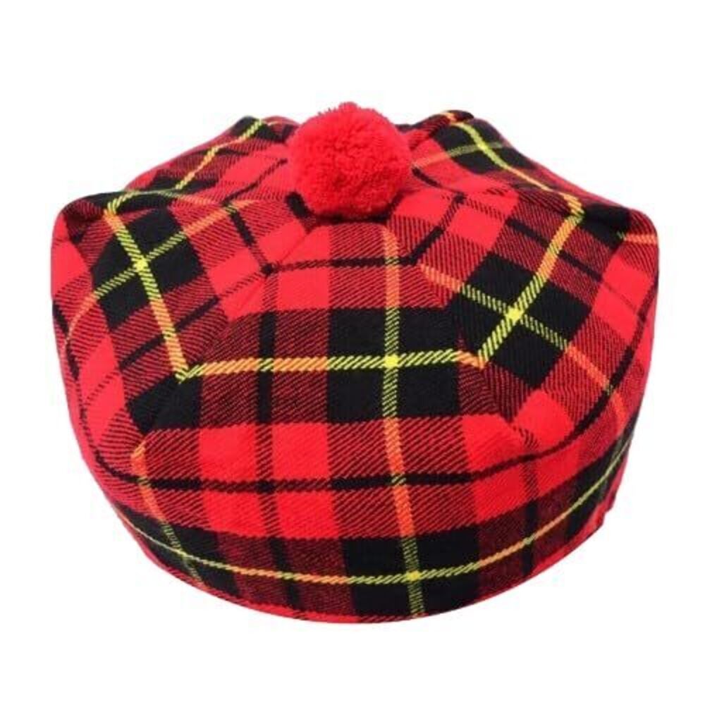 2171 Haaur Scottish Tammy Hat Traditional Kilt Tam O' Shatner Acrylic Wool